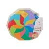 Ahşap Mandala Yapboz Seti - 40 Parça Geometrik Şekil