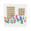 Ahşap Tabanlı Eğitici Alfabe ve Rakam Puzzle Seti