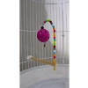 Ahşap Zilli Toplu Kuş Tüneği (13 cm)