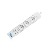 Akıllı 4 USB Bağlantılı 3lü Priz, Uzaktan Kontrol Özellikli