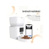 Akıllı Kedi Mama Kabı, Wi-Fi Uzaktan Kontrol, 480P Kamera, 4lt Kapasiteli