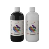 Akrilik Boya Seti - Beyaz ve Siyah, 2 x 500gr