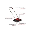 Akülü Kazıma/Havalandırma Makinesi, 28 cm Çalışma Genişliği, Kömürsüz Motor