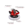 Akülü Polisaj Makinesi, 18V, 2.500 Devir/Dk, Aşırı Yük Koruması