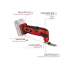 Akülü Raspalama Makinesi - 18V, Ergonomik Tasarım, Hız Kontrolü