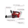 Akülü Zincirli Testere, 18V Kömürsüz Motor