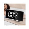 Alarmlı LED Dijital Masa Saati - Curved Tasarım