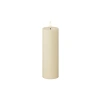 Alevsiz LED Mum - Krema Renk - 5 x 15 cm