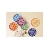 Altın ve Platin Desenli 6lı Pasta Takımı - 18 cm