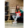 Amfili Full 3/4 Boy Elektro Gitar Seti - Kırmızı (8-12 Yaş)