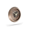 Antik Eskitme Kadranlı Duvar Saati, 40 CM Bronz Renk