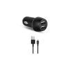 Araç İçi 3.1A Çift USB Şarj Aleti + Micro USB Kablo