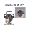 Araç İçi Havalandırma Telefon Tutucu - Tek El Kullanım ve 360 Derece Döner