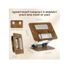 Ayarlanabilir Açılı Katlanabilir Tablet ve Kitap Okuma Standı - Ergonomik ve Taşınabilir Tasarım