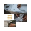 Ayarlanabilir Tuvalet Taharet Çubuğu 32 cm Plastik Boru