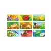 Bahçe Hayvanları Temalı 9 x 2 Parça Puzzle, Canlı Renkler