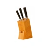 Bambu Ahşap Bıçak Standı (220 mm, Eğik Tasarım)
