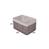 Bambu Çok Amaçlı Saklama Kutusu - 32x23x17 cm, Gri