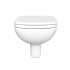 Beyaz Asma Klozet - 52 cm Uzunluk, SmoothFlush Teknolojisi