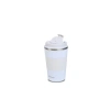 Beyaz Paslanmaz Çelik Kahve Bardağı - 380 ml