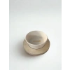 Beyaz Renkli 13 Cm Tek Tablalı Seramik Mama/Su Kabı
