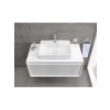 Beyaz Seramik Süzgeç - Lavabo Sifon Üst Grubu