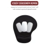 Bilek Destekli Siyah Mouse Pad - Ergonomik Tasarım