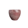 Bordo Granit Toprak Saksı - 15 cm - Estetik ve Şık