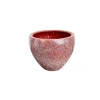 Bordo Granit Toprak Saksı - 15 cm - Estetik ve Şık