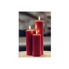 Bordo Renkli 5x20 cm Led Mum - Estetik Aydınlatma