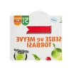 Büyük Boy Kilitli Sebze Meyve Torbası, 25 x 29 cm (5 Adet)
