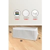 Büyük Boy Kumaş Hurç Organizer - 65 x 45 x 22 cm (Gri)