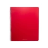 Büyük Kırmızı Spiral Defter - Pembe Mesajlı Eğlenceli Günlük