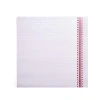 Büyük Kırmızı Spiral Defter - Pembe Mesajlı Eğlenceli Günlük