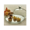 Cam Kapaklı Kek Servis Tabağı, Hediye Kutulu, 32 cm