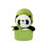 Çantalı Peluş Panda Oyuncak - Bambu Kumaş, Sevimli Tasarım