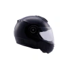 Çene Açılır Motosiklet Kaskı - Pearl Black