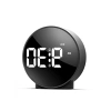 Çift Alarmlı LED Touch Snooze Masa Saati - Siyah