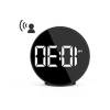 Çift Alarmlı LED Touch Snooze Masa Saati - Siyah