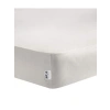 Çift Kişilik Pamuk-Elastan Lastikli Çarşaf - Krem Renk, 230 g/m²