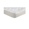 Çift Kişilik Pamuk-Elastan Lastikli Çarşaf - Krem Renk, 230 g/m²