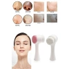 Çift Taraflı Yüz Temizleme Fırçası - Arındırıcı ve Peeling Özellikli