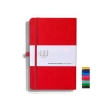Çizgili 13x21 cm Tarihsiz Klasik Defter, Kırmızı