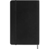 Çizgili Cep Boy Yumuşak Kapak Defter - 9x14 cm, Siyah
