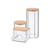 Çok Amaçlı 3lü Şeffaf Akrilik Organizer Set