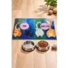 Çok Amaçlı Renkli Kedi Mama ve Su Altlığı