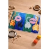Çok Amaçlı Renkli Kedi Mama ve Su Altlığı