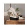 Çok Amaçlı Siyah Bambu Düzenleyici ve Saklama Sepeti - 20x15x10 cm