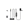 Çok Yönlü Klipsli Yaka Mikrofonu - 3.5mm Bağlantı