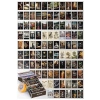 Dark Academia Temalı 99 Adet Duvar Poster Seti, Özel Tasarım Kutulu Oda Dekoru